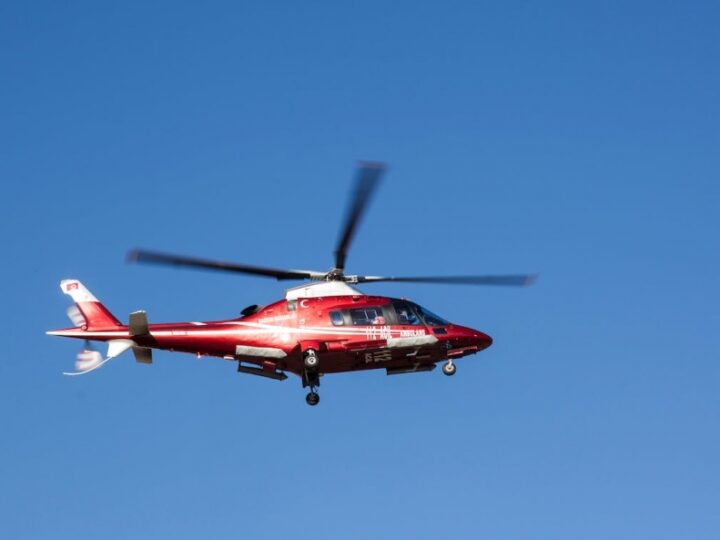 Awaria helikoptera ratunkowego paraliżuje ruch drogowy na krajowej "dziesiątce"