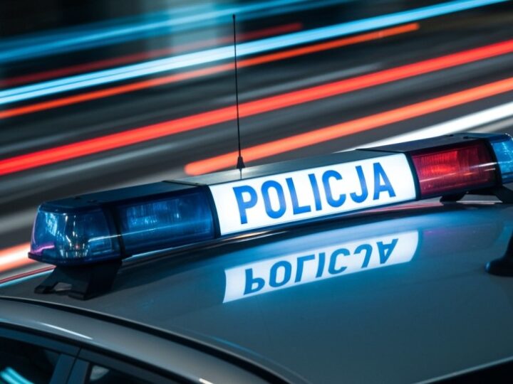 BMW na chodniku: Kierowca w opałach po niebezpiecznej jeździe