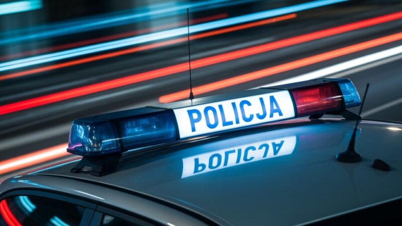 BMW na chodniku: Kierowca w opałach po niebezpiecznej jeździe