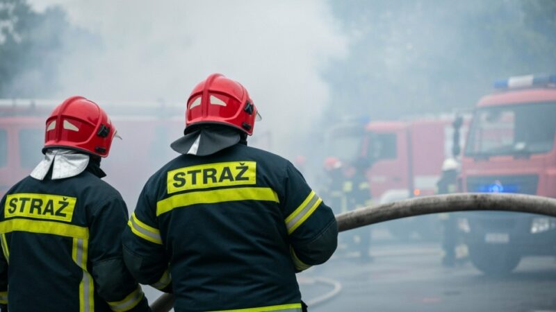 Gigantyczny pożar w Szczecinie: RCB ostrzega przed niebezpieczeństwem!