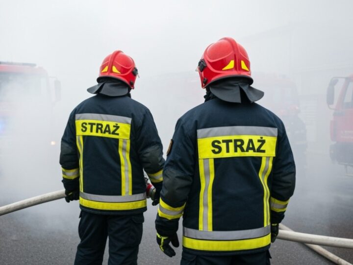 Pożar hali w Przecławiu: Strażacy w akcji uratowali sytuację!