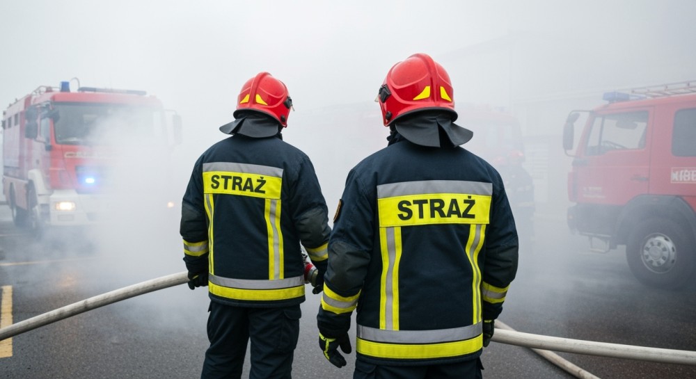 Pożar hali w Przecławiu: Strażacy w akcji uratowali sytuację!