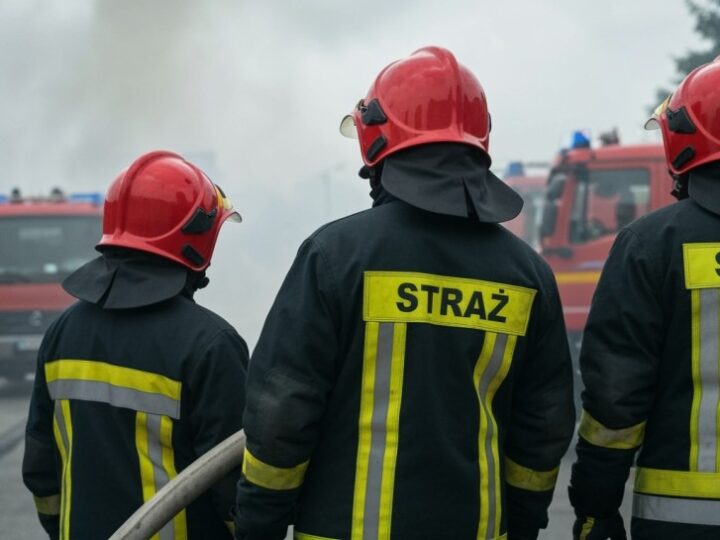 Pożar hali w Szczecinie: Chemikalia w ogniu, RCB ostrzega mieszkańców