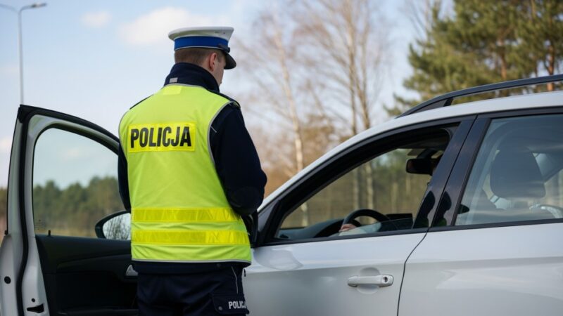 Niebezpieczna jazda: 121 km/h na lodowatej drodze!