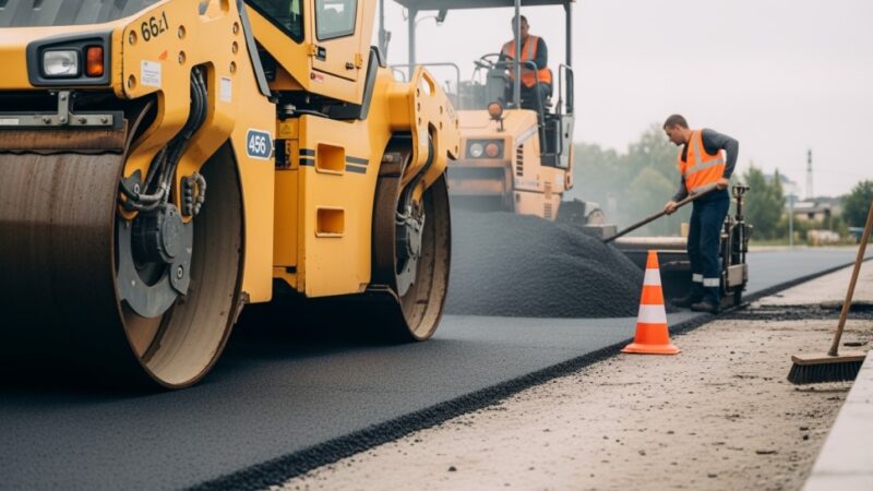 Nowa nawierzchnia na ulicach Szczecina: Krzemienna i Smocza w trakcie modernizacji