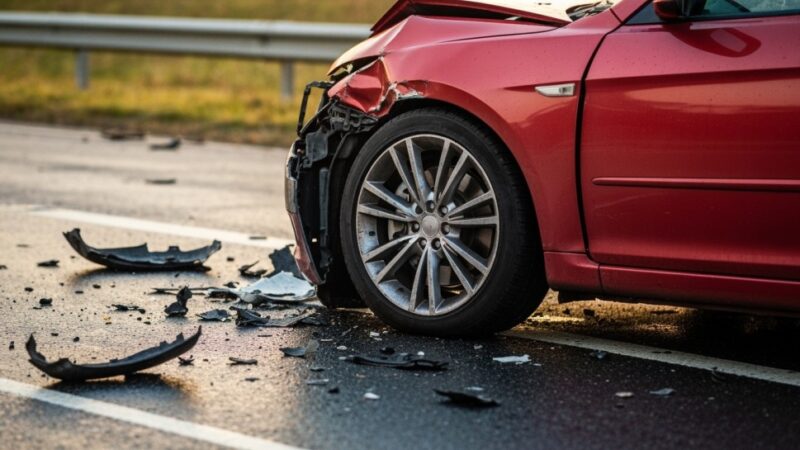 Wypadek na ul. Ludowej – dwie osoby ranne w szpitalu