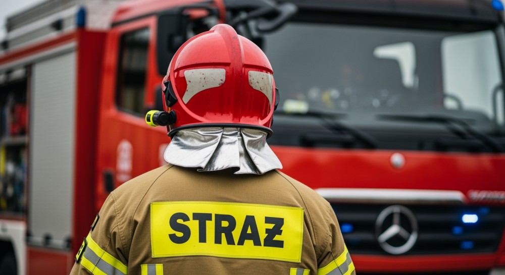 Pożar poddasza w Szczecinie: szybka interwencja strażaków uratowała budynek