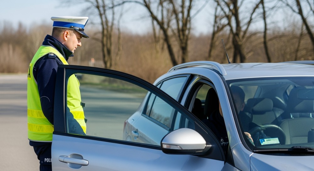 Kierowca na podwójnym gazie próbował oszukać policję, ale nie dał rady!