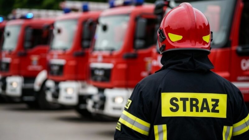 Strażacy na ratunek łabędziowi – akcja pomocy dla dzikich ptaków