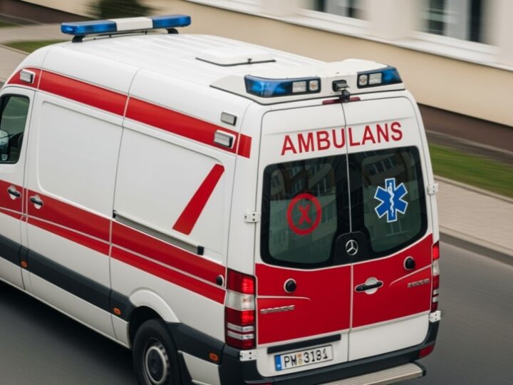 Mężczyzna ranny po upadku z rusztowania w Szczecinie – interwencja straży pożarnej