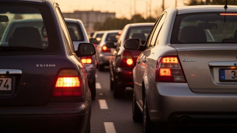 Uwaga kierowcy! Utrudnienia na W-122 w godzinach szczytu!