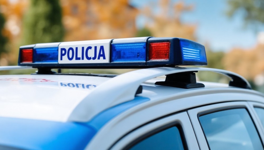 Motocyklista w Szczecinie traci kontrolę nad pojazdem, policja interweniuje