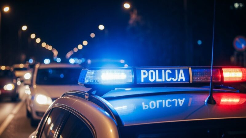 Pijana kierująca uderza w ogrodzenie i traci przytomność podczas interwencji służb